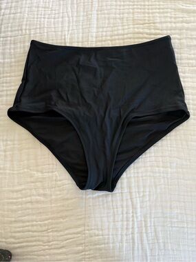 Aerie High Waisted Full Coverage Bikini Bottoms Size Medium